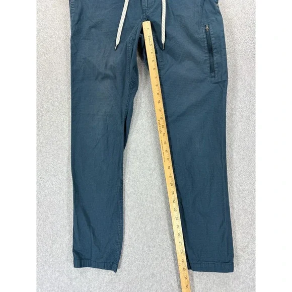 Vuori Ripstop Climbing Hiking Organic Cotton Pants (Men's Large) Blue